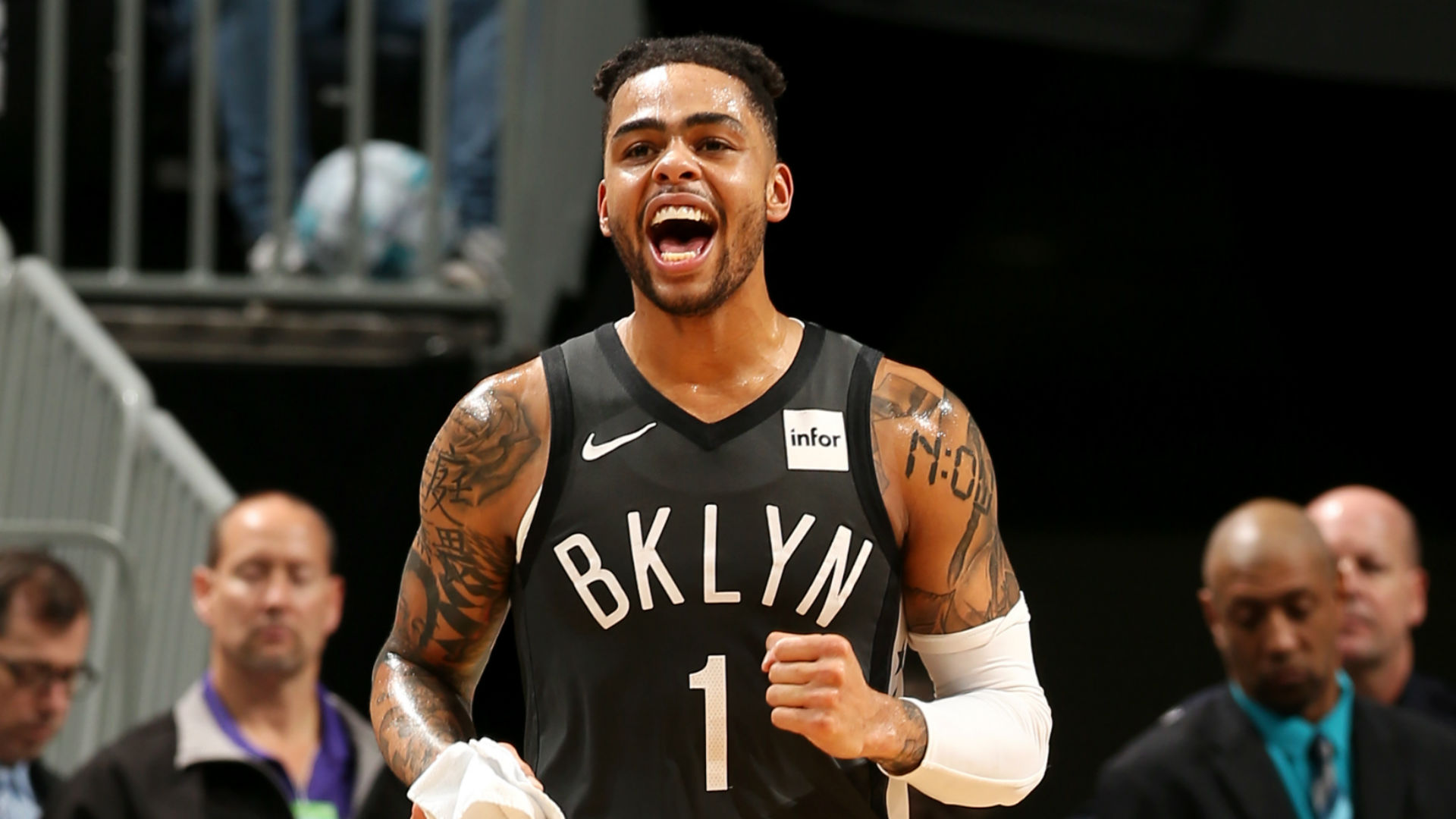 NBA scores and highlights: D'Angelo Russell scores 40 points as Nets edge Hornets ...1920 x 1080